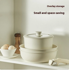 Removable Handle Non-Stick Cookware Set